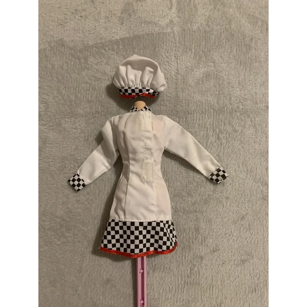 Mattel Barbie Clothes 1998 Cool‎ Career CHEF Outfit & Hat Fashion Doll 68617